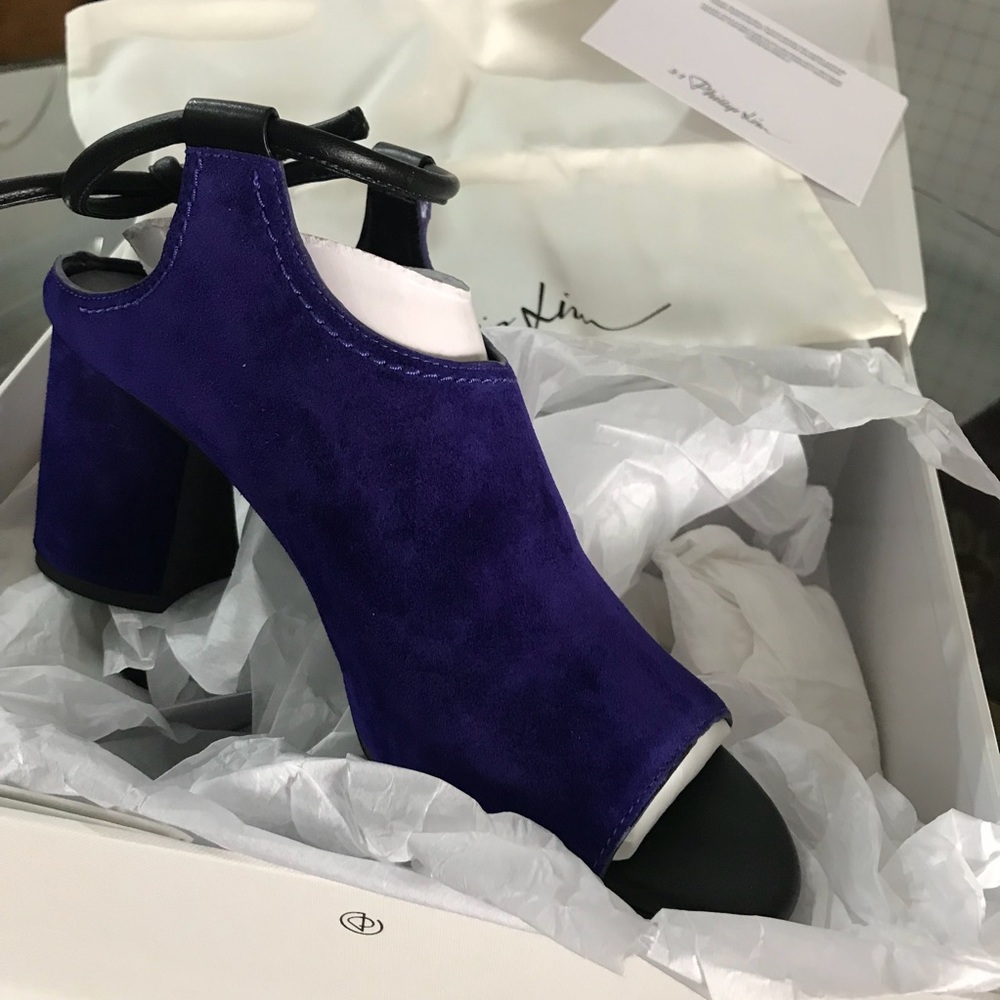 3.1 Phillip Lim Drum  cutout suede sandals